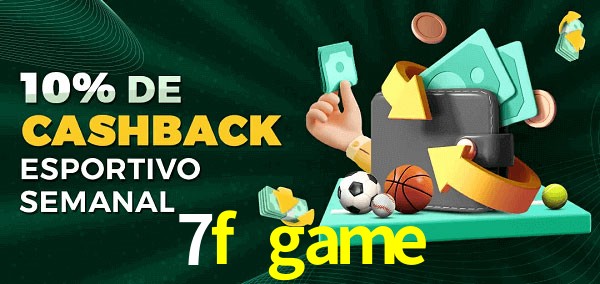 10% de bônus de cashback na 7f game